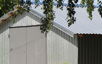 repairing Imber metal garage roofing
